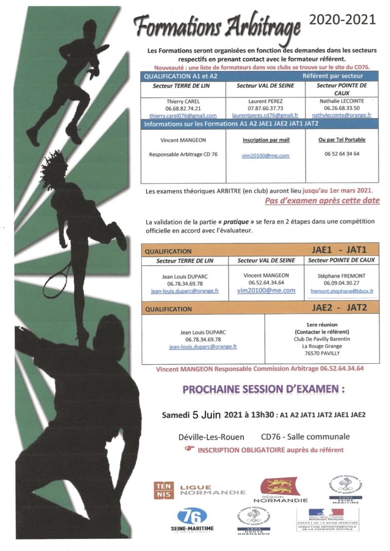 9- Affiche Formations Arbitrage 2020-21